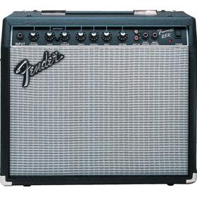 amplificatore chitarra fender frontman ii 25r 25w, 1 speaker da 10", 2 canali selezionabili, eq 3 bande treble, mid, bass, volume, gain, drive, comando a distanza x cambio can.,riverbero, presa per cuffia, presa esterna x altoparlante esterno, copertura i